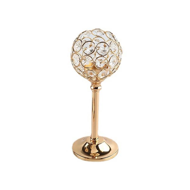 

Crystal Tealight Candle Holder Gold Votive Holder Wedding Table Centerpiece Candlesticks Party Home Decor Modern Home