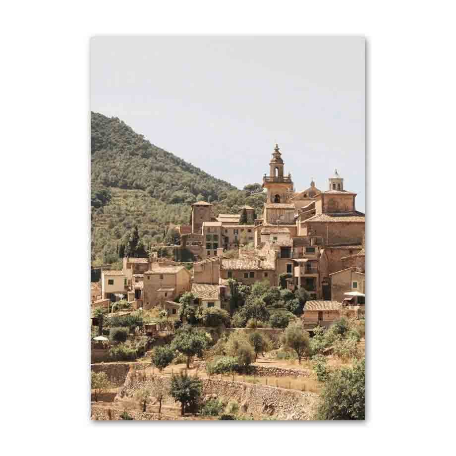 Lemons Olive Branch Mountain Village Leaf Wall Art Canvas  Nordic Posters PaintingAnd Prints Wall Pictures For Living Room Decor