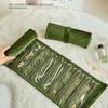 Flannel Bracelet Display Pouch Multi-pocket Jewelry Organizer  for Watch Pendant Rings Earring