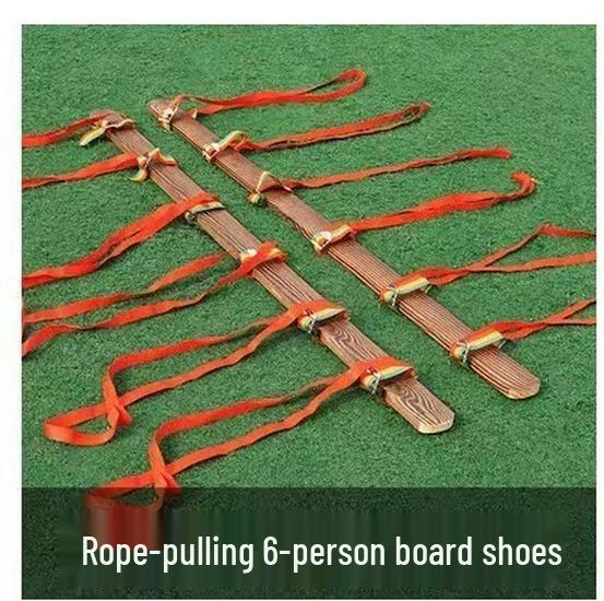 Teamwork Wooden Clogs for Plank Racing - Fun Sports Props