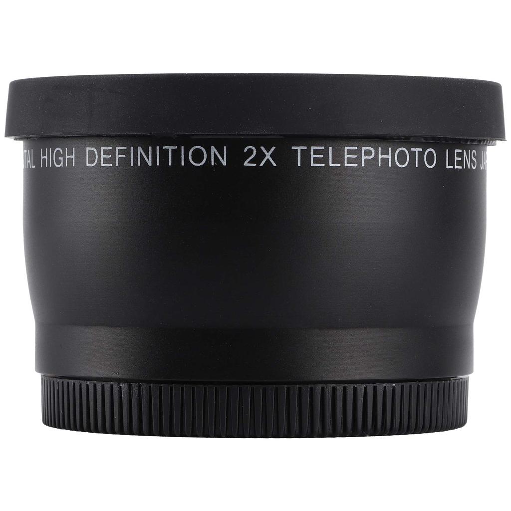 Telekonverter Tele-Konversion Tele-Extender mit Gegenlichtblende für Kamera 5x Optisch 55mm auf 62mm Objektiv, Objektive, Extender,
