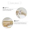 Copper Musical Note Clasp Clip Saxophone Men Necktie Buckle Formal Metal Tie Clips  Gift