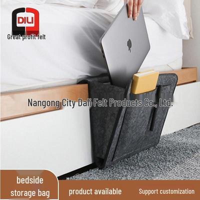 Felt Bedside Hanging Storage Bag: Portable Dormitory Organizer