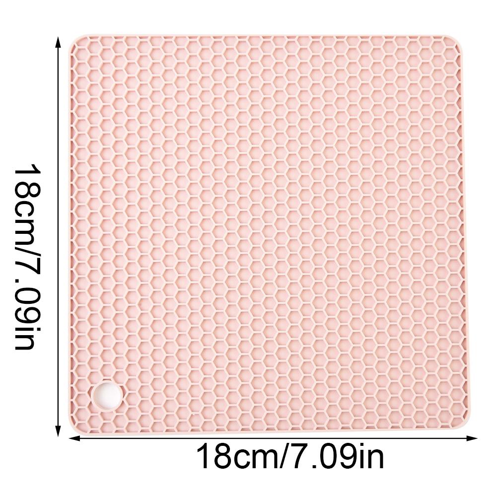 Heat Insulation Pads Silicone Mat High Quality Kitchen Tools Table Decorations Silicone Table Pads Square Table Placema