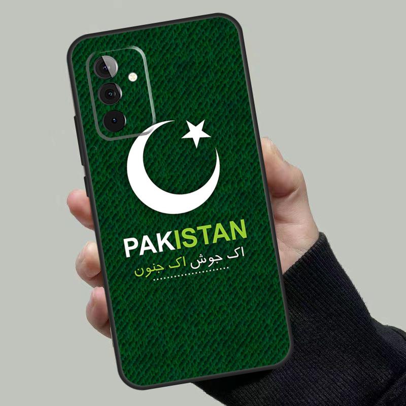 Pakistan Flag Banner Case For Samsung Galaxy A55 A35 A15 A52 A32 A12 A16 A26 A36 A56 A53 A33 A13 A14 A34 A54 A17