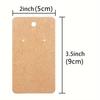50/100 Pieces Paper Earring Display Cards - Diy Nail And Hoop Earring Holders, Jewelry Display Labels, Packaging Supplies