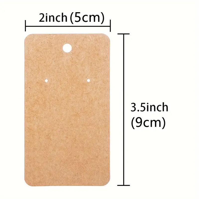 50/100 Bucăți Carduri de Afișare din Hârtie pentru Cercei - Suporturi DIY pentru Cercei Tip Ac și Cercei Hoop, Etichete pentru Afișarea Bijuteriilor, Materiale de Ambalare