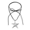 Accessories Sweet And Cool Exaggerated Pentagram Starfish Necklace Ocean Flannel Wax Wire Knotted Conch Necklace