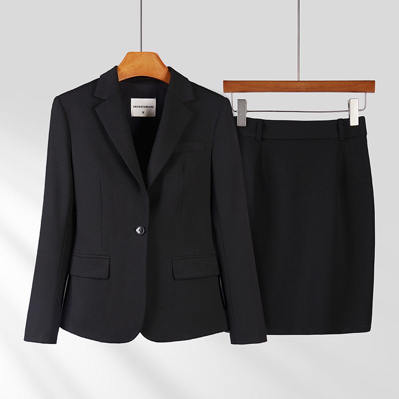 Women's 2025 Spring/Autumn High-End Professional Blazer, Goddess Style Suit Set