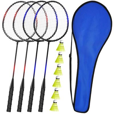 Lightweight Badminton Racket Set for Indoor and Outdoor Perfect for Training and Beginners and Storage Case Premium, Use, Adults, Children, - Rackets,
