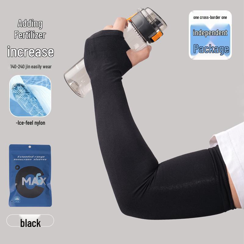 Ice Silk Sun Protection Sleeves for Men & Women - Outdoor Sports & Cycling Arm Protectors