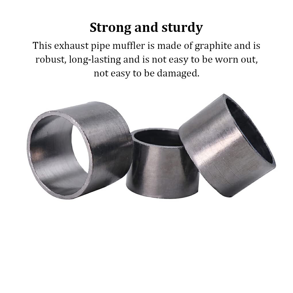 DOSJJIASL Motorcycle Exhaust Muffler Connector Motorcycle Silencer Modification, 28.7*34.5*35mm