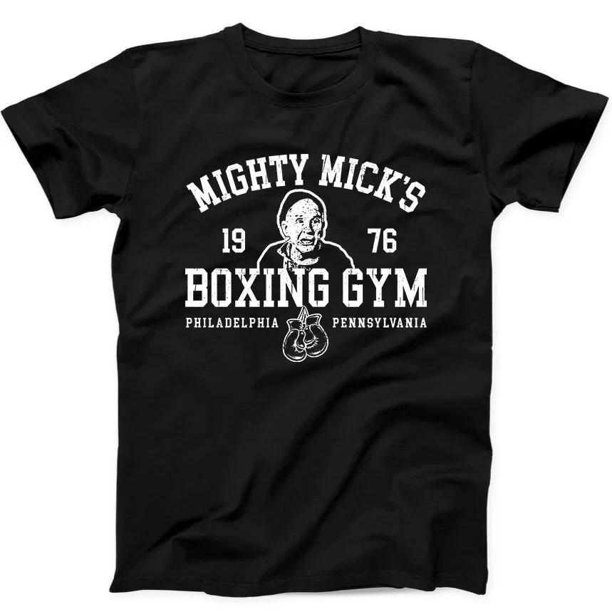 Mickss Gym Boxer Boxing Gloves Rocky Film Movie Funny Gift Black T Shirt 89 S