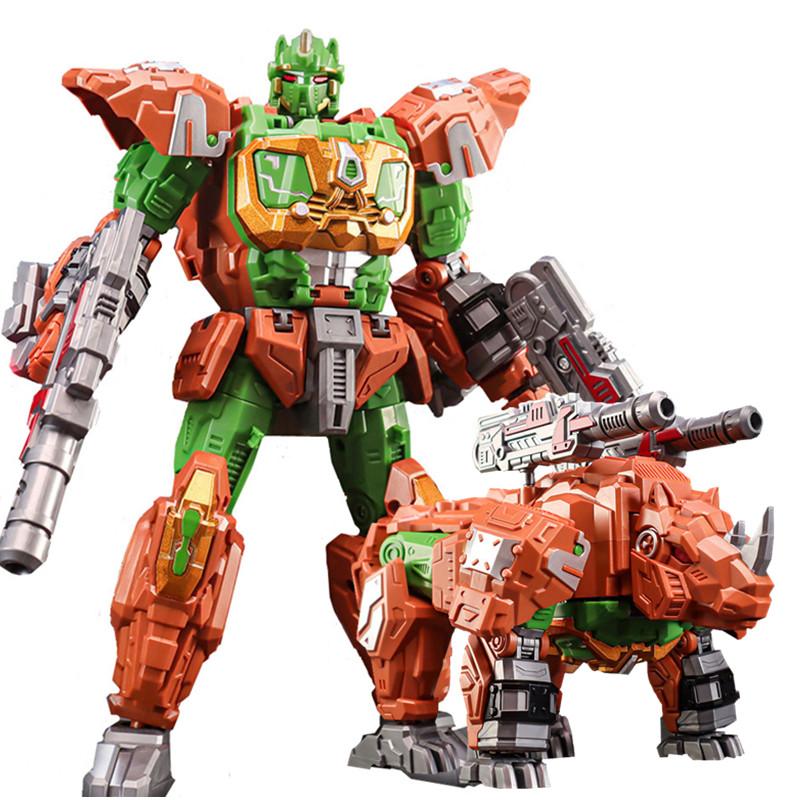 

23CM Anime Cool Transformation Robot Car Action Figure Toy Animal Dinosaur Model Kids Gift IN STOCK LIJIANG G1 CA770 Poseable Articulated Scale