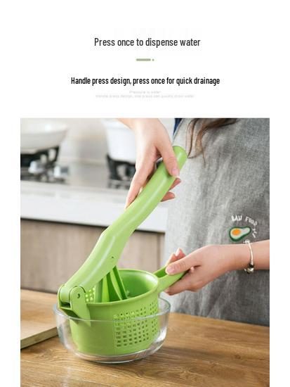 Hand-Press Multifunctional Vegetable and Fruit Dehydrator for Dumpling Filling and Kitchen Use