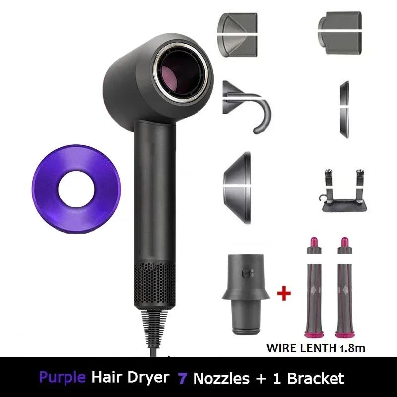 1.8m Professinal Leafless Hair Dryer Negative Lon Hair Care Quick Dry Home Powerful Hairdryer Constant Anion Blow Dryer