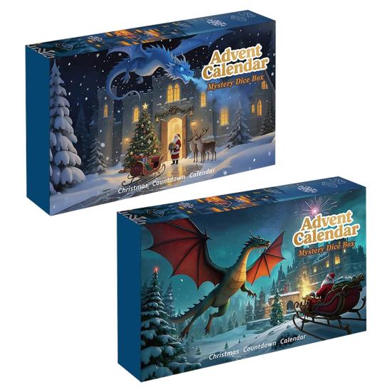 2025 DND Dice Advent Calendar 24 Days Educational RPG Game Sacred Box Unique Gift for Dungeons And Dragons Fans