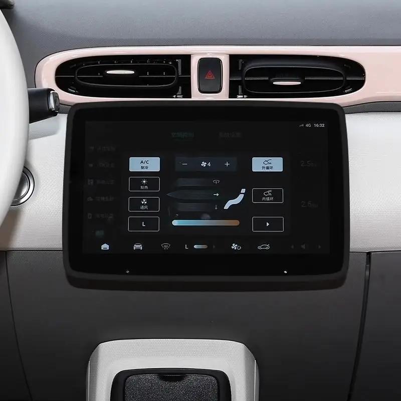 For Leapmotor T03 2024 2025 Screen Silicone Protective Frame Edge Cover Central Control Display Screen Protector Accessories