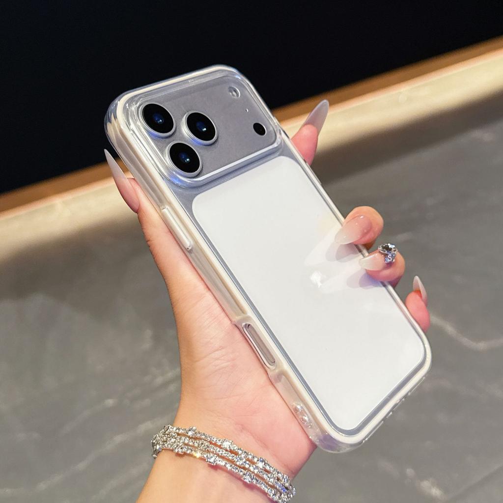 For IPhone 17 ProMax Dual Color 2-in-1 Phone Case for Apple 16 Anti Drop 15 Transparent Protective Cover