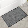 Geometric Anti-Slip Mud Wiping Door Mat - Wear-Resistant Rubber, Polypropylene