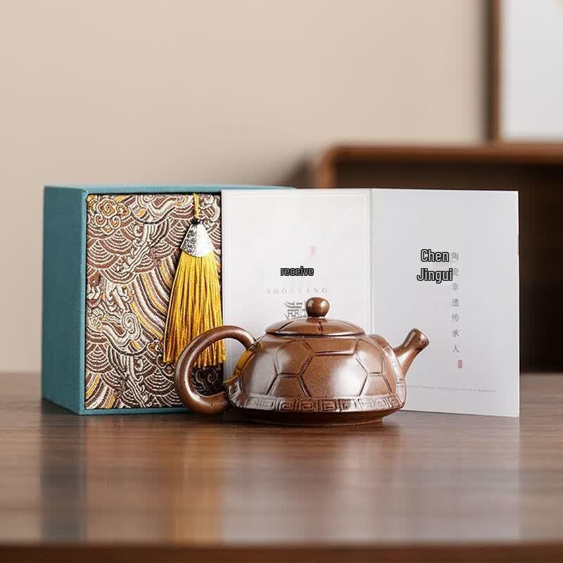 Jun Seventeen DH Ceramic Tea Set Gift Collection Single Shi Piao Pot