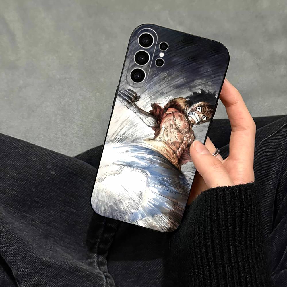 Straw Hat Luffy Eternal Legend Phone Case For Samsung S25,S24,S21,S22,S23,S30,Ultra,S20,Plus,Fe,Note,10,9,5G Black Cover