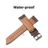 20mm 22mm Leather Watch Band Watch Strap- Soft Durable Water-proof for Samsung Galaxy Watch Huawei Watch Xiaomi Watch Garmin Watch Amazfit Watch