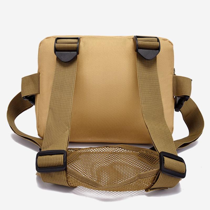 Multi-function Tactical Vest Unisex Chest Rig Bag Fashion Men's Hip-hop Streetwear Chest Bags Waterproof Oxford Sport Backpack