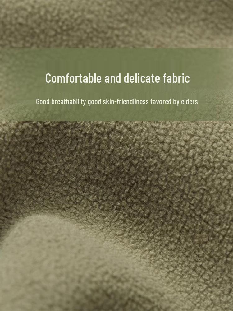 Women's Fleece-Lined Harem Pants for Spring, Autumn, and Winter – Ideal for Middle-Aged and Elderly