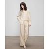 Women's Autumn Linen Blend Shirt & Pant Set