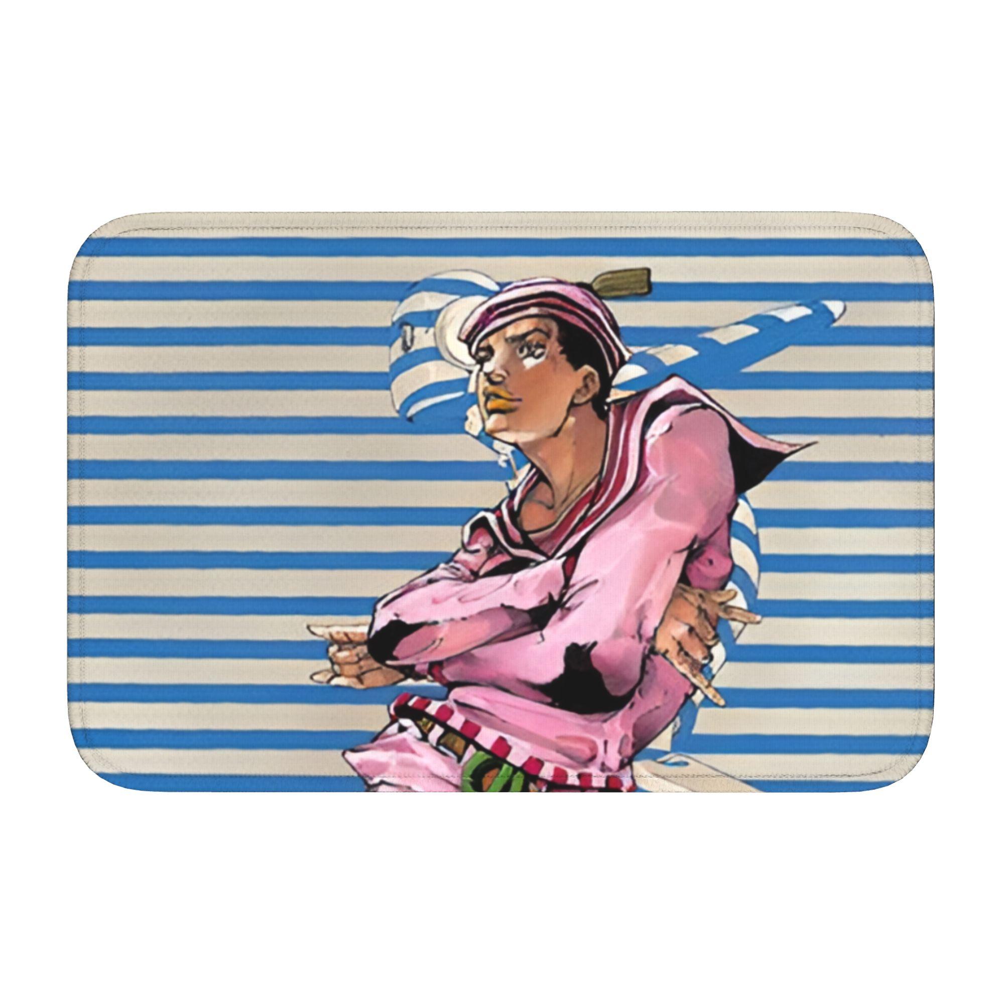 

Custom JoJoes Anime Doormat Anti-Slip Entrance Welcome Kitchen Bathroom Floor Door Mat Toilet Living Room Carpet Rug 60cm x 90cm