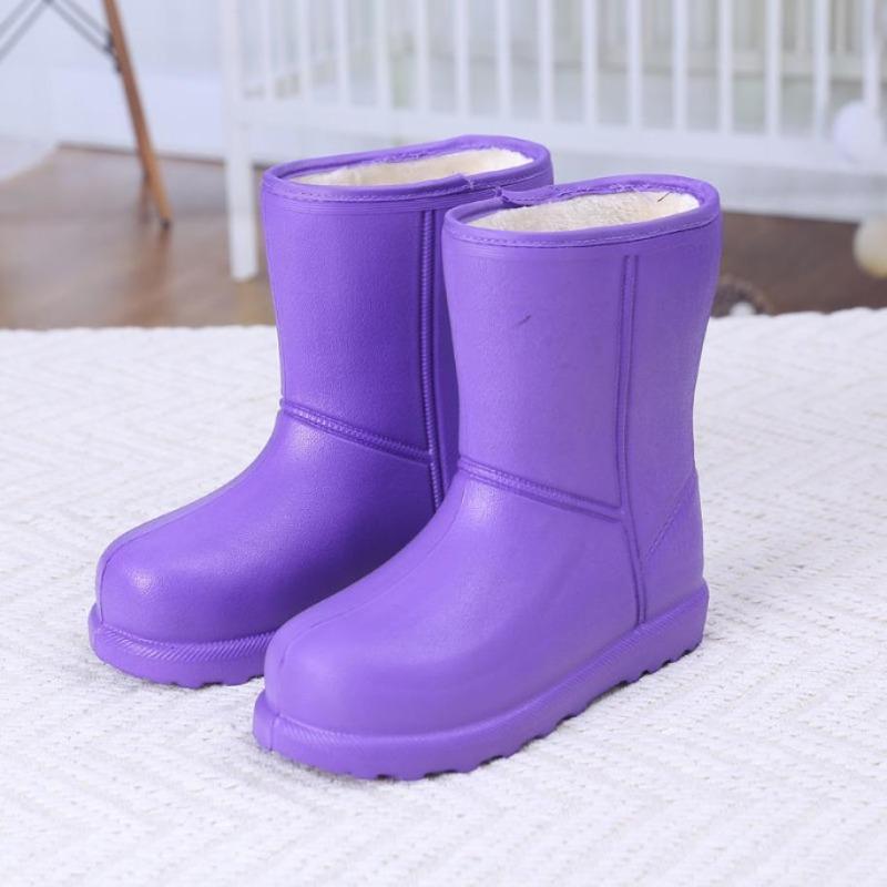 Winter wasserdichte Schneestiefel Damen und Herren warme Outdoor-Kurzstiefel Anti-Rutsch-Mittelrohr verdickt und plüschig