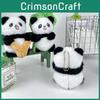 Bezaubernder Mini-Panda Plüschtier Schlüsselanhänger Niedliches Tier-Accessoire für Taschen und Autos