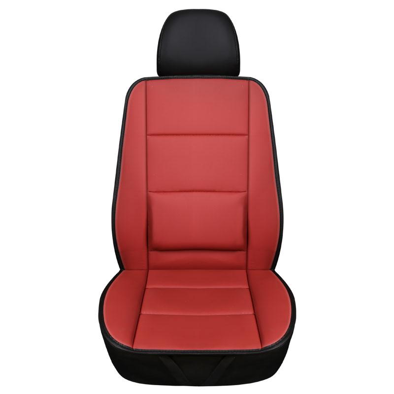 1 ks Integrovaný polštář na přední sedadlo auta Koženka Ochrana sedadla auta Protiskluzový a odolný proti opotřebení Vhodný pro většinu aut
