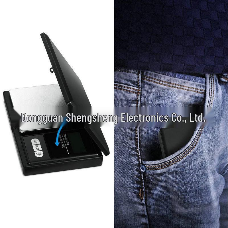 Mini 500g Palm Jewelry Scale: 0.01g Precision Pocket Kitchen Weigher