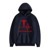 2025 New Spring and Autumn Men's Leisure Outgoing Sports and Fitness Hoodie Printed Leisure Loose Hooded Plush Couple Sweater