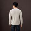 HLA Men's Classic Crew Neck 100% Wool Knit Sweater