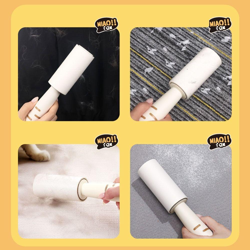 with Adhesive Paper Tearable Lint Roller Extra Sticky Pet Hair Remover Furniture