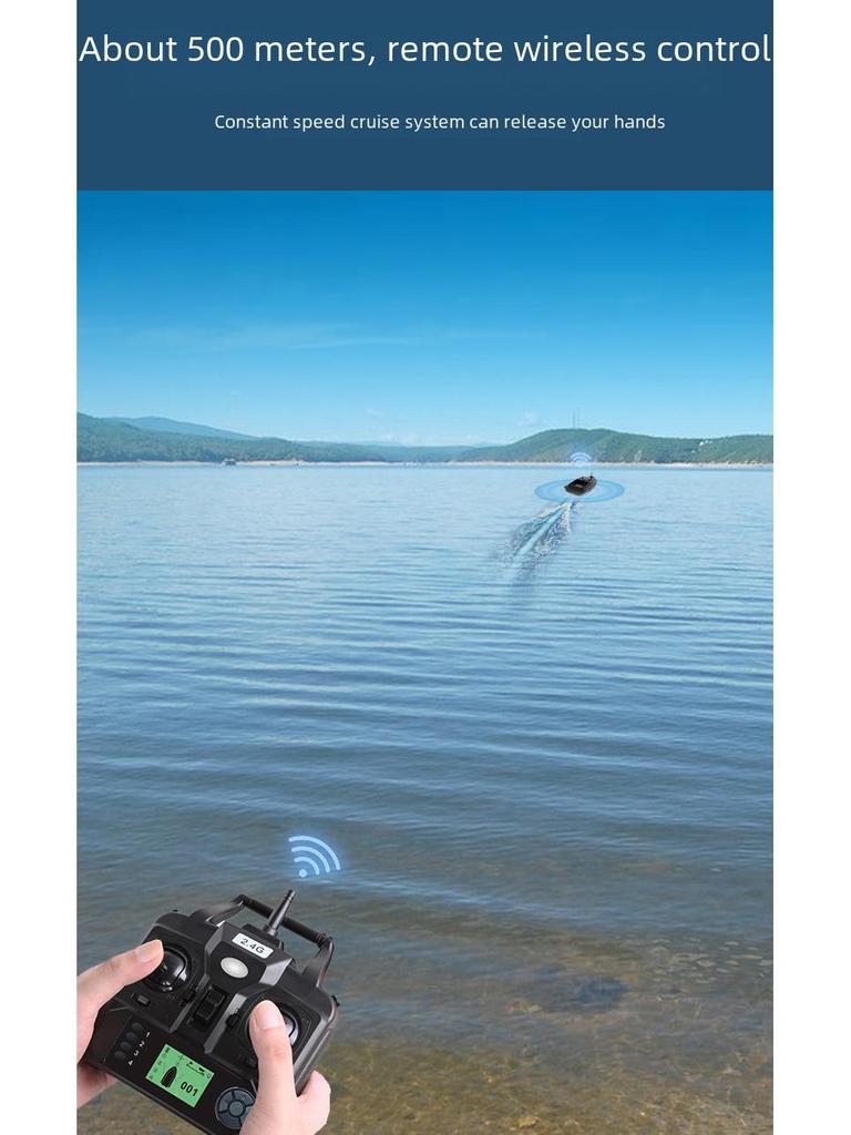Intelligent GPS Fishing Bait Boat: Remote Controlled, 500m Range, 2kg Auto Bait Drop & Hook Delivery