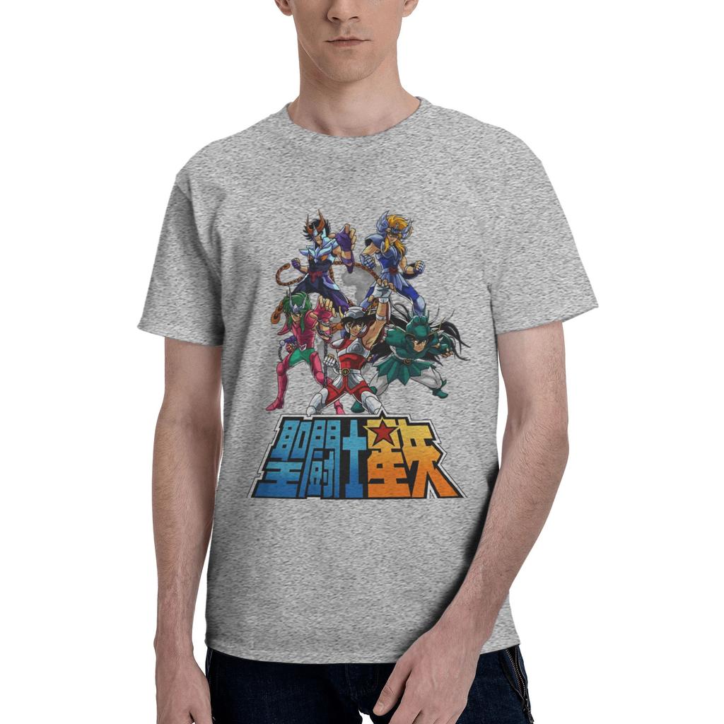 Knights of The Zodiac Unisexs TShirt Clothes Saint Seiya Funny Tee Shirt Short Sleeve Fugees