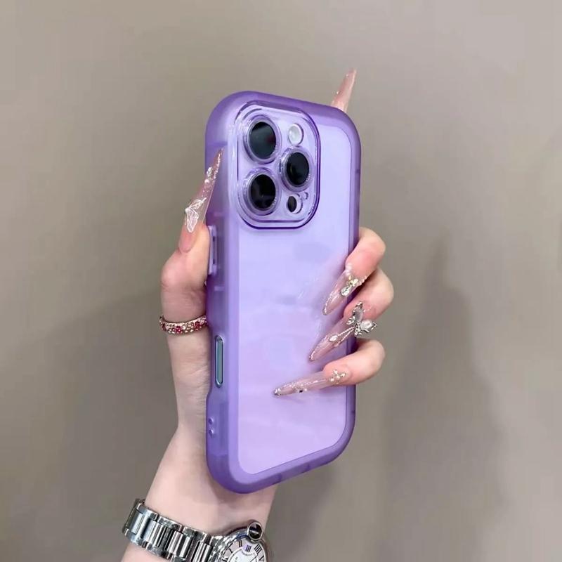 Soft Silicone Transparent Shockproof Phone Cases For iPhone 11 12 13 14 15 16 17 Pro Max Plus AIr Clear Bumper Back Cases Cover