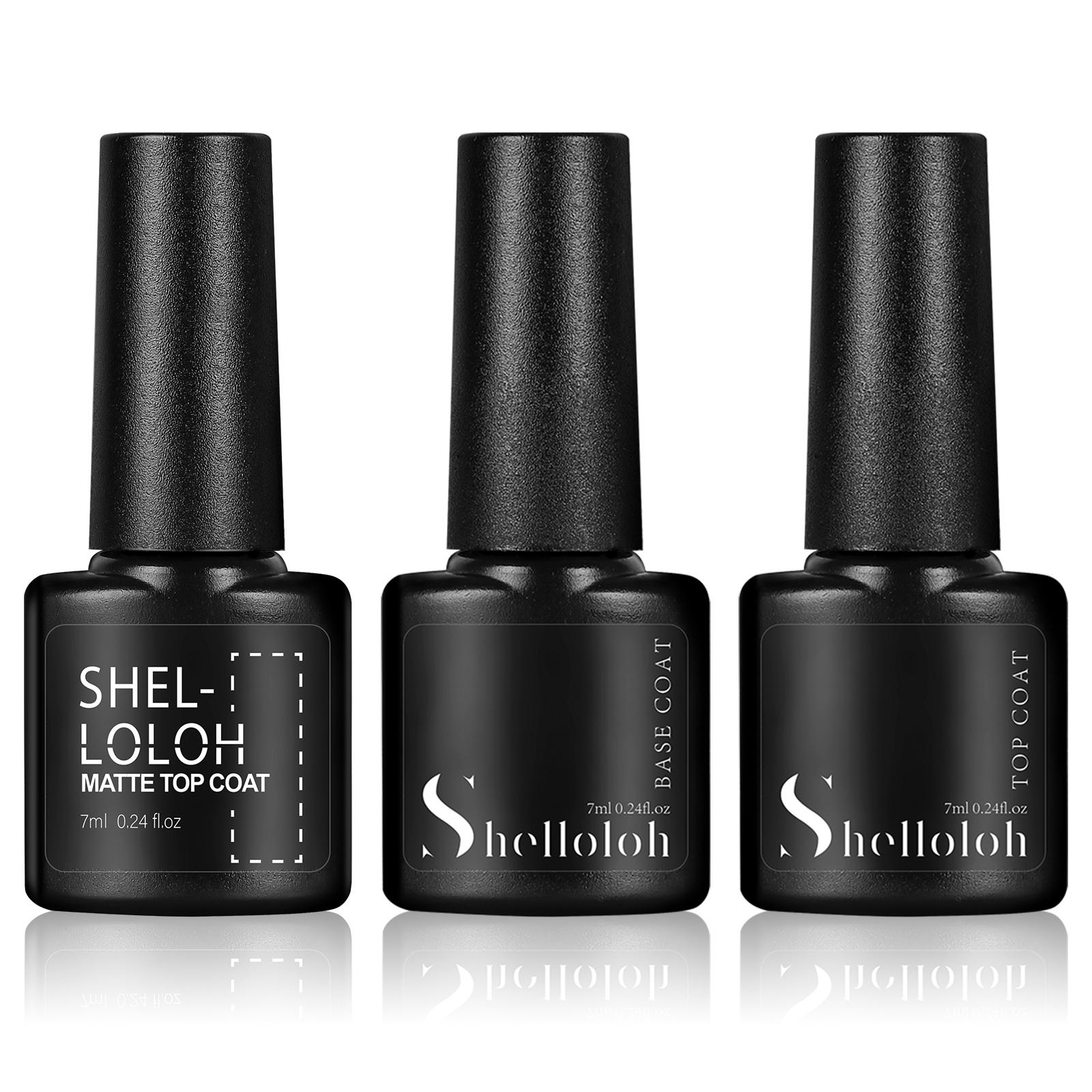 

SHELLOLOH 7ML Nail Prime Матовое верхнее покрытие для дизайна ногтей Гель Лак для ногтей и верхнее базовое покрытие Гель Лак для ногтей Nail Art Soak-Off Многофункциональный гель Лак