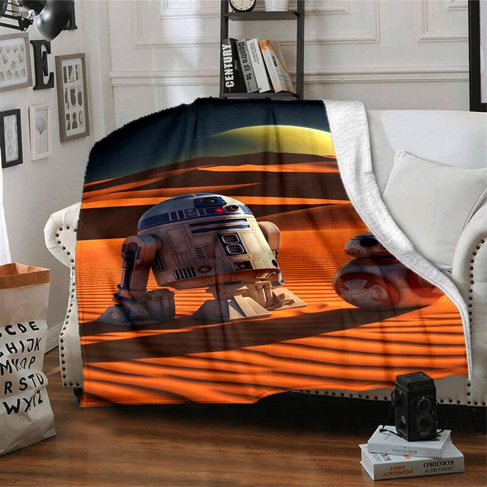 Star Wars Blanket Ultra-Soft Suitable for Sofa Bedding Livingroom for All Seasons Digital Print Best Holiday Gift for Friends Family