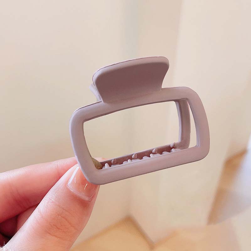 Fashion Colorful Acrylic Square Hair Claw Clip For Women Girls Elegant High Ponytail Hair Clip Clamp Hair Styling Accessories