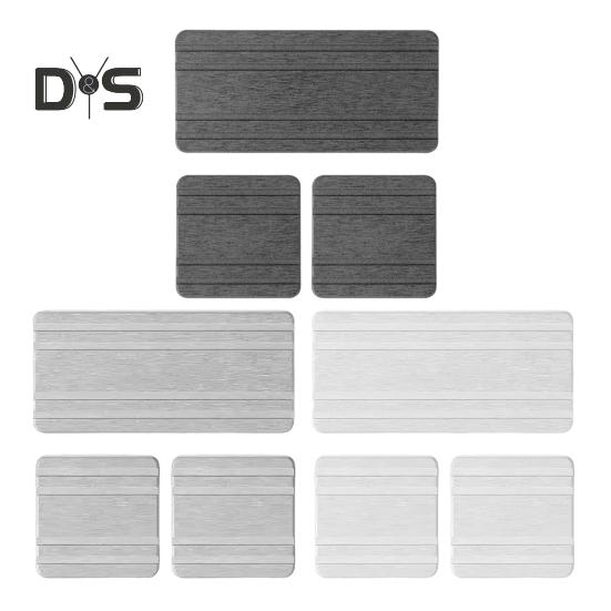3Pcs Water Absorbing Stone Tray Stripe Design Quick Drying Sink Drain Mat Anti-Slip Soap Holder Kitchen Bathroom Vanity Trays