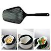 Practical Plastic Strainer Spoon Kitchen Cooking Tool Large Size Mesh Drain Scoop Long Handled Portable Filter Scoop Kitchen Use