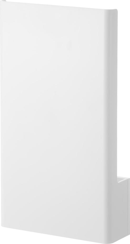 Yamazaki Tower Wall-Mounted Router Storage Unit, Large, White, 21.6cm W x 6.8cm D x 38cm H (Includes Drywall Tweezers and Wood Screws for Less