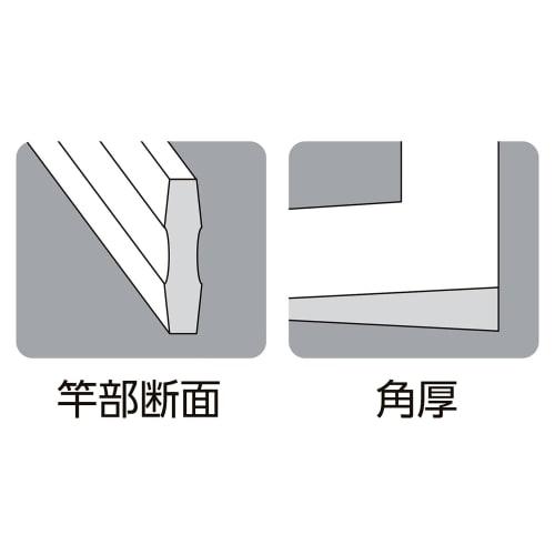 Niigata Seiki SK Made in Japan Silver Curved Ruler, Red Dragon, Quick Graduations, 30cm Square Thickness, SC-30CKD