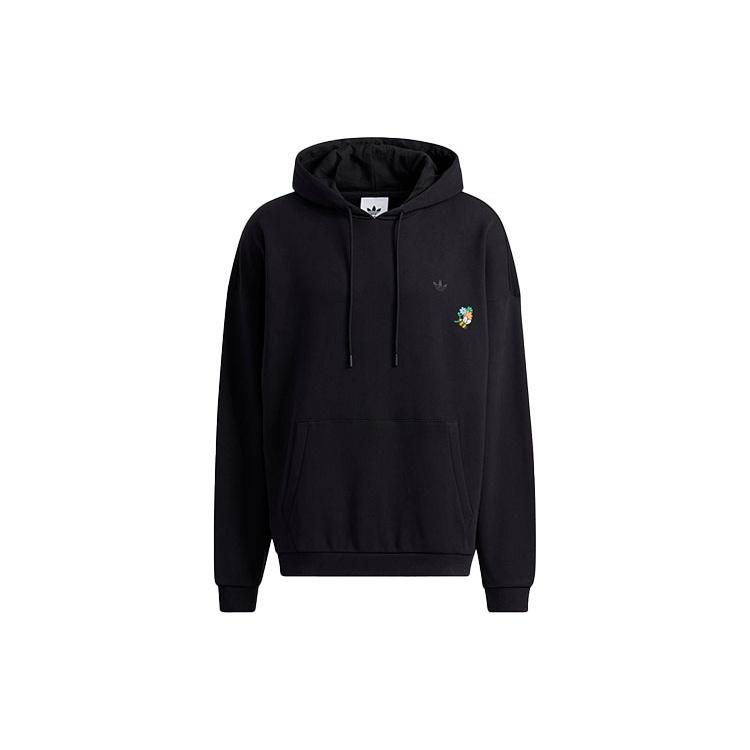 Men s adidas originals x Melting Sadness Crossover Sports Hooded Pullover Long Sleeves Black HB6864 XXS