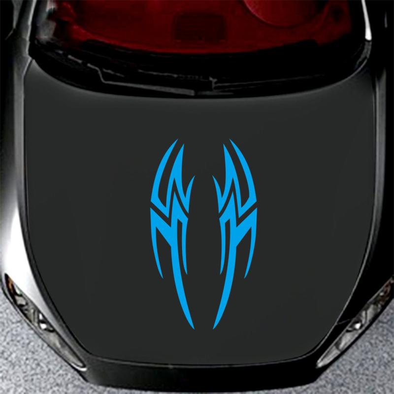 1 Pair Car Hood Bonnet Stickers Racing Styling Sport Stripes Auto Engine Cover Decor Vinyl Decals